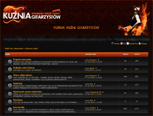 Tablet Screenshot of forum.kuzniagitarzystow.pl